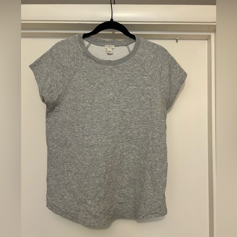 J. Crew Heather Gray Short Sleeve Tee
